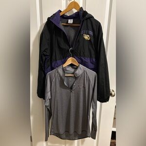 LSU quarter zip jacket bundle